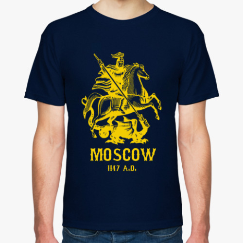 Футболка с принтом Moscow