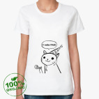 Женская футболка органик