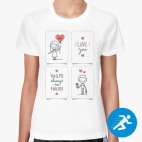 Женская спортивная футболка