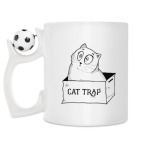 Кружка с футбольным мячиком