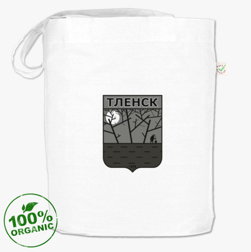 Сумка шоппер с принтом Герб Тленска