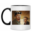 Кружка двухцветная