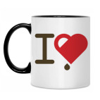 Кружка двухцветная