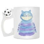 Кружка с футбольным мячиком