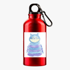 Металлическая бутылка 400 мл UV-DTF