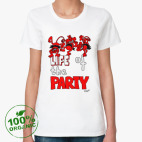 Женская футболка органик