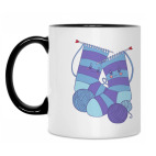 Кружка двухцветная