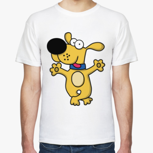 Футболка с принтом Собака