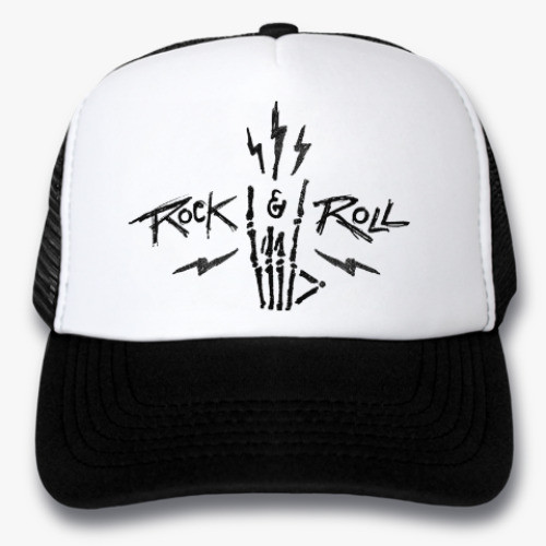 Кепка-тракер с принтом Rock-n-Roll