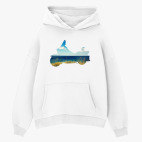 Толстовка худи оверсайз