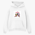 Толстовка худи оверсайз