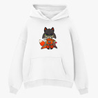 Толстовка худи оверсайз