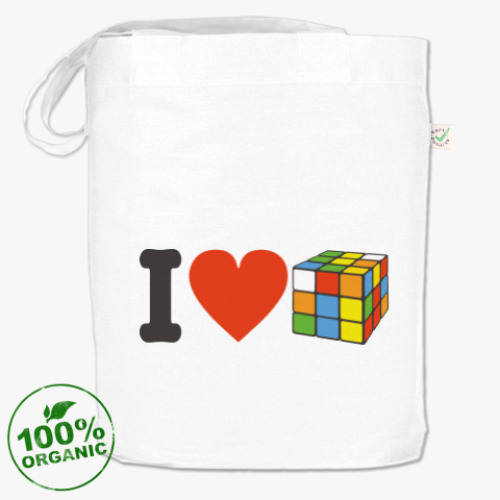 Сумка шоппер с принтом Кубик Рубика | Rubiks Cube