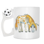 Кружка с футбольным мячиком