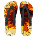 Витраж пламя