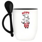 Кружка с ложкой