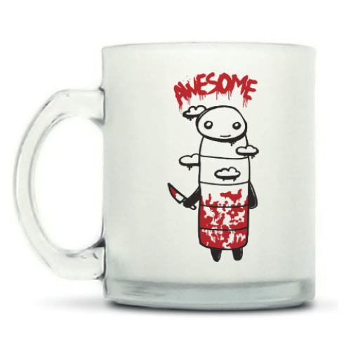 Кружка матовая с принтом Устрашающий