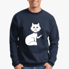 Кот с паучком