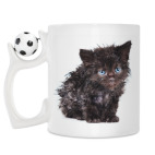 Кружка с футбольным мячиком