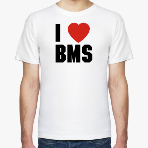 Футболка I LOVE BMS