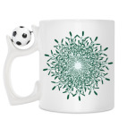 Кружка с футбольным мячиком