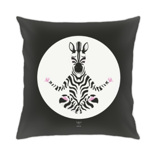 Подушка Animal Zen: Z is for Zebra