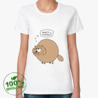 Женская футболка органик