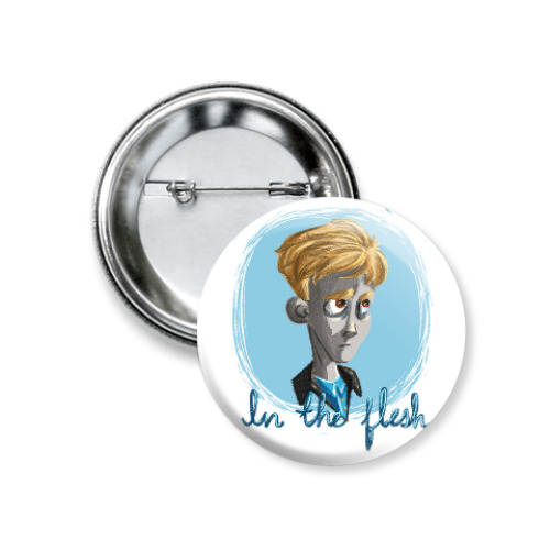 Значок 37мм с принтом In the Flesh