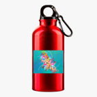 Металлическая бутылка 400 мл UV-DTF