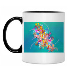 Кружка двухцветная