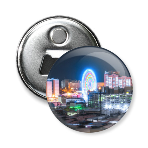 Магнит-открывашка с принтом «город Уфа»