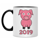 Кружка двухцветная