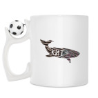 Кружка с футбольным мячиком