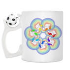 Кружка с футбольным мячиком