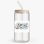 Банка с бамбуковой крышкой