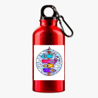 Металлическая бутылка 400 мл UV-DTF