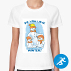 Женская спортивная футболка