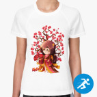 Женская спортивная футболка