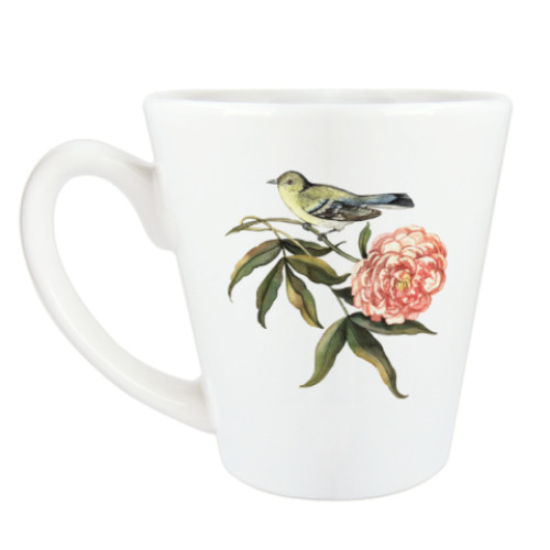 Чашка Латте Певчая птичка