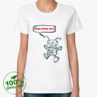 Женская футболка органик