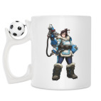 Кружка с футбольным мячиком
