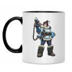 Кружка двухцветная