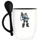 Кружка с ложкой