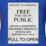 Табличка ТАРДИС Доктора Кто