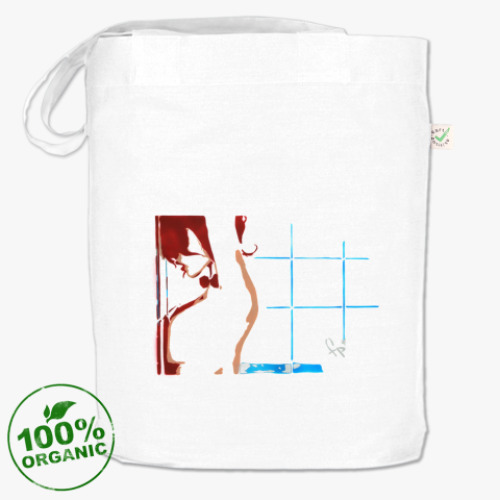 Сумка шоппер с принтом Сексуальная девушка