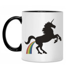 Кружка двухцветная