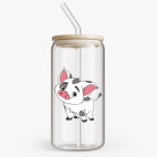 Банка с бамбуковой крышкой