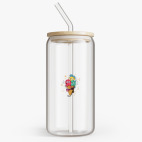 Банка с бамбуковой крышкой