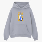 Толстовка худи оверсайз