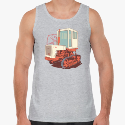 Майка с принтом T70 Трактор